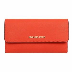 Michael Kors Jet Set Travel Leather
Trifold Wallet